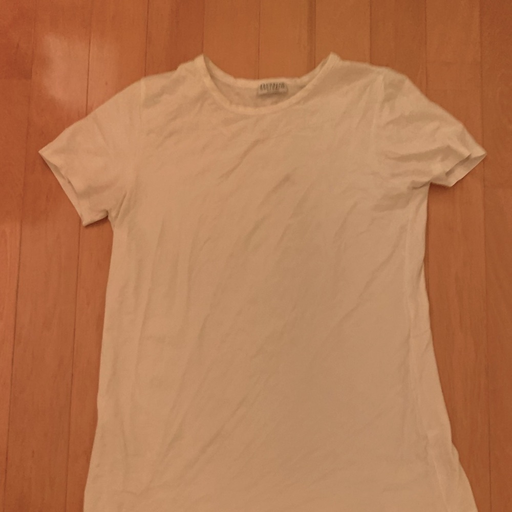 White tee from luxe brand